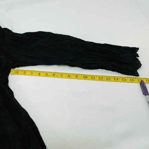 Johnny Was Dress Straight Size S Casual Crochet Embroidery Bohemian Boho Eyelet - Picture 12 of 12